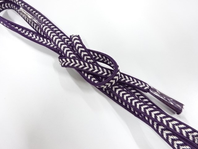 未使用品　正絹　手組帯締め